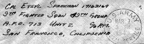 Cpl. Sparkman's 9FS APO address