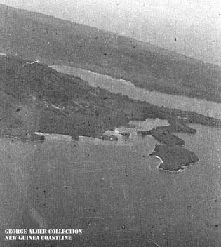 New Guinea coastline...