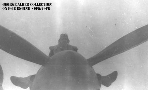 Alber on his P-38