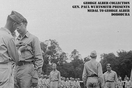 George Alber receiving decoration