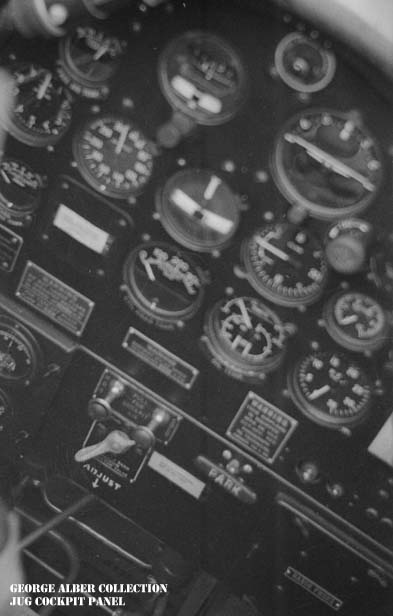 P-47 instrument panel