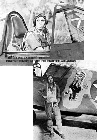 F. Finberg, L. Howk - 9FS fighter pilots, Darwin