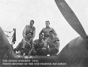 Officers on fighter plane