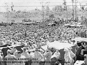 Audience at Joe E. Brown USO Show