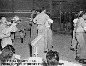 41st Division band at dance
