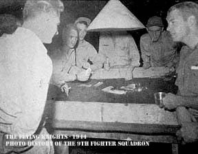 Dice game at new 9FS Officers Club, Dobodura