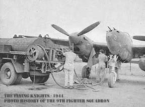 Refueling a P-38 at Dobodura