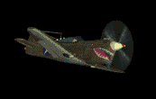 Animated P-40 Warhawk